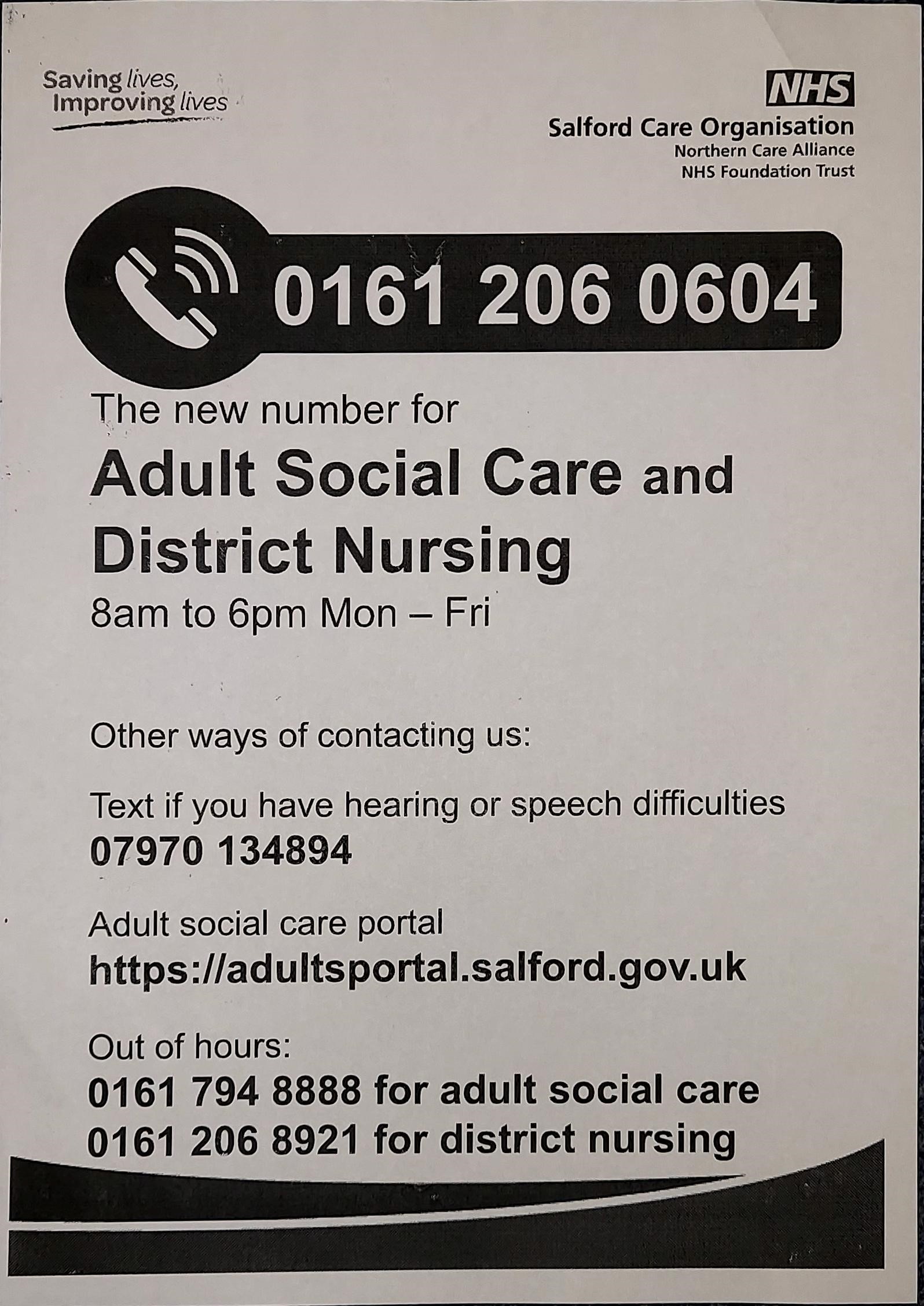 Adult Social Care and District Nursing